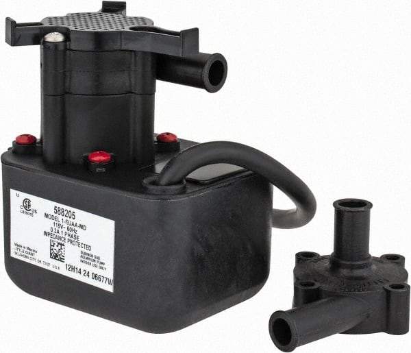 Little Giant Pumps - 1/200 HP, 5 Shut Off Feet, Magnetic Drive Pump - 3250 RPM, 1 Phase, 60 Hz - Top Tool & Supply