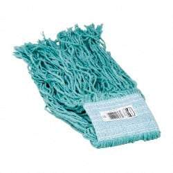 Rubbermaid - 5" Green Head Band, Small Blended Fiber Cut End Mop Head - 4 Ply, Use for General Purpose - Top Tool & Supply