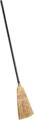 PRO-SOURCE - 55" OAL Corn Bristle Broom - Wood Handle - Top Tool & Supply