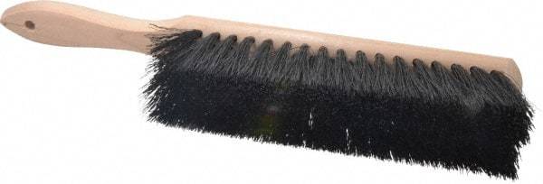 PRO-SOURCE - Polypropylene Counter Duster - 2-1/2" Bristle Length, 9" Long Head, Hardwood Handle, Black - Top Tool & Supply