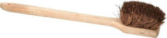 PRO-SOURCE - 2" Bristle Length, Palmyra Utility Scrub Brush - 20" OAL, Hardwood Block - Top Tool & Supply