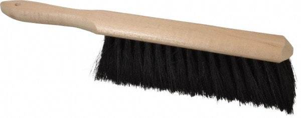 PRO-SOURCE - Tampico Counter Duster - 2-1/2" Bristle Length, 9" Long Head, Hardwood Handle, Black - Top Tool & Supply