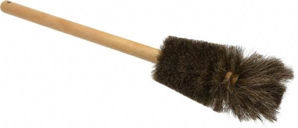 Made in USA - Tampico Food Service Brush - 5-3/4" x 4-1/2" Long x 4-1/2" Wide Head, 5-3/4" OAL, White, Wood Block - Top Tool & Supply