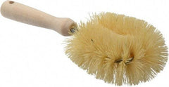 Made in USA - Tampico Food Service Brush - 3-1/2" x 3-1/2" Long x 3-1/2" Wide Head, 3-1/2" OAL, White, Wood Block - Top Tool & Supply