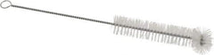 PRO-SOURCE - 3/4" Diam Nylon Tube Brush - 9" OAL, 3-1/2" Head Length, Wire Handle - Top Tool & Supply