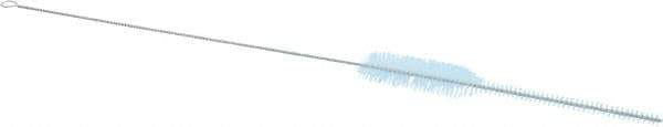 PRO-SOURCE - 3/4" Diam Nylon Pipette Brush - 17" OAL, 7-1/2" Head Length, Wire Handle - Top Tool & Supply