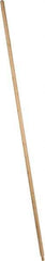 PRO-SOURCE - 48 x 7/8" Wood Handle for Push Brooms - Threaded Connection, Tan - Top Tool & Supply