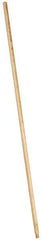 PRO-SOURCE - 54 x 15/16" Wood Handle for Push Brooms - Threaded Connection, Tan - Top Tool & Supply