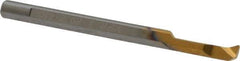 Carmex - 0.12" Min Bore Diam, 0.39" Max Bore Depth, 3mm Shank Diam, Profile Boring Bar - 0.008" Corner Radius, Right Hand Cut, Solid Carbide, Bright Finish - Exact Industrial Supply