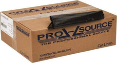 PRO-SOURCE - 0.8 mil Thick, Household/Office Trash Bags - 33" Wide x 39" High, Black - Top Tool & Supply