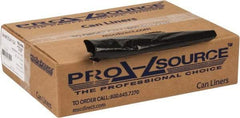 PRO-SOURCE - 1.25 mil Thick, Heavy-Duty Trash Bags - 40" Wide x 46" High, Black - Top Tool & Supply