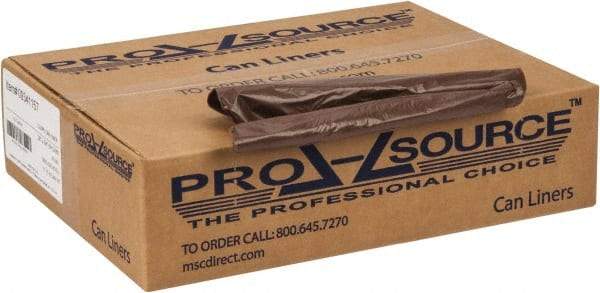 PRO-SOURCE - 0.8 mil Thick, Household/Office Trash Bags - 38" Wide x 58" High, Black - Top Tool & Supply