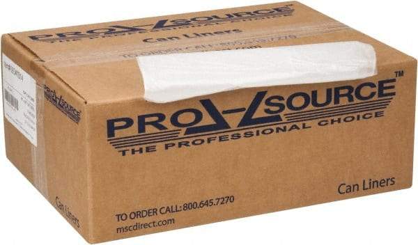 PRO-SOURCE - 0.63 mil Thick, Household/Office Trash Bags - 40" Wide x 48" High, Clear - Top Tool & Supply