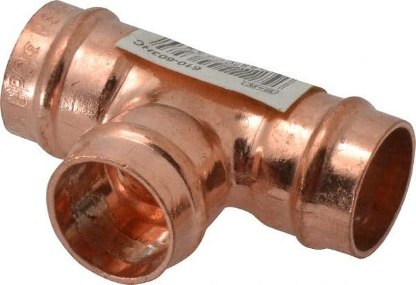 B&K Mueller - 1/2" Copper Pipe Tee - C x C x C, Presoldered - Top Tool & Supply