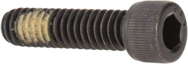 Value Collection - 3/8-16 UNC Hex Socket Drive, Socket Cap Screw - Alloy Steel, Black Oxide Finish, Fully Threaded, 1-1/4" Length Under Head - Top Tool & Supply