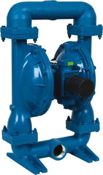 SandPIPER - 2" NPT, Metallic, Air Operated Diaphragm Pump - Buna Diaphragm, Aluminum Housing - Top Tool & Supply