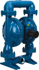 SandPIPER - 2" NPT, Metallic, Air Operated Diaphragm Pump - Santoprene Diaphragm, Aluminum Housing - Top Tool & Supply