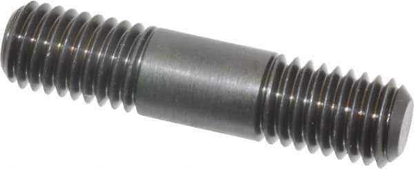 Gibraltar - 1/2-13 2-1/4" OAL Equal Double Threaded Stud - Carbon Steel, Black Oxide Finish, 3/4" Equal Thread Length - Top Tool & Supply