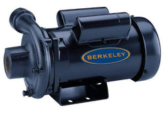 Berkeley - TEFC Motor, 208-230/460 Volt, 3 Phase, 2 HP, Cast Iron Straight Pump - 1-1/2 Inch Inlet, 1-1/4 Inch Outlet, 131 Max Head psi, Noryl Impeller - Top Tool & Supply