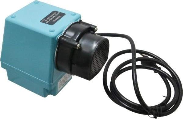 Little Giant Pumps - 1/12 HP, 10 psi, Aluminum Miniature Submersible Pump - 3/4 Inch Inlet, 1/2 Inch Outlet, 6 Ft. Long Power Cord, 3.5 Amp - Top Tool & Supply