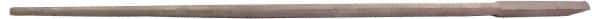 Ampco - 60" OAL Nonsparking Pry Bar - 1-1/4" Wide, Aluminum Bronze - Top Tool & Supply