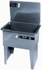 Build-All - Free Standing Solvent-Based Parts Washer - 32 Gal Max Operating Capacity, Steel Tank, 39" High - Top Tool & Supply