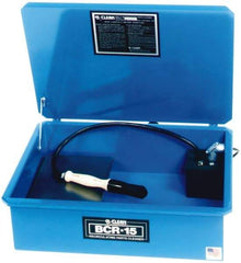 Build-All - Bench Top Solvent-Based Parts Washer - 5 Gal Max Operating Capacity, Steel Tank, 120 Input Volts - Top Tool & Supply