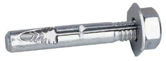 Wej-It - 5/8" Diam, 4-1/2" OAL, Wedge Expansion Concrete Anchor - Steel, Zinc-Plated Finish, Hex Head - Top Tool & Supply