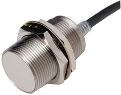 Omron - NPN, 2mm Detection, Cylinder Shielded, Inductive Proximity Sensor - 3 Wires, IP67, 12 to 24 VDC, M8x1 Thread, 8mm Wide - Top Tool & Supply