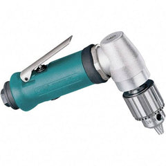 Dynabrade - 1/4" Keyed Chuck - Right Angle Handle, 12,000 RPM, 0.4 hp, 90 psi - Top Tool & Supply