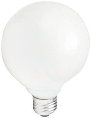 Philips - 400 Watt Incandescent Decorative Medium Screw Lamp - 2,700°K Color Temp, 6,645 Lumens, 120, 130 Volts, Dimmable, G30, 800 hr Avg Life - Top Tool & Supply