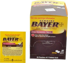 Medique - Bayer Aspirin Tablets - Headache & Pain Relief - Top Tool & Supply