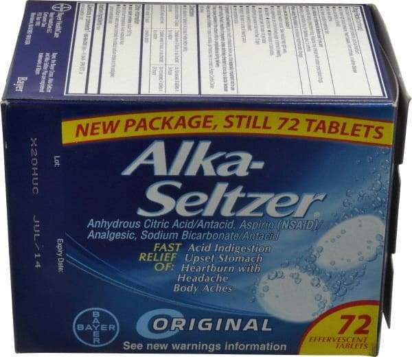 Medique - Original Flavor Alka Seltzer Tablets - Antacids & Stomach Relief - Top Tool & Supply