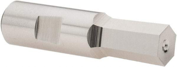 Hassay-Savage - 6mm Hexagon Rotary Broach - 3/8" Depth of Cut, 0.315" Shank - Top Tool & Supply