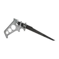 Stanley - Steel Blade Keyhole Saw - Cast Aluminum Handle, Pistol Grip, 8" OAL - Top Tool & Supply