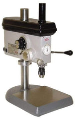 Servo - 7" Swing, Frequency Drill Press - Variable Speed, 0.1 hp, Single Phase - Top Tool & Supply