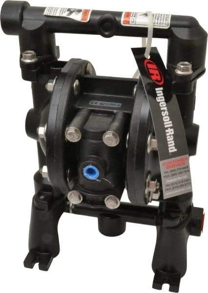 ARO/Ingersoll-Rand - 1/2" NPT, Metallic, Air Operated Diaphragm Pump - Nitrile Diaphragm, Aluminum Housing - Top Tool & Supply