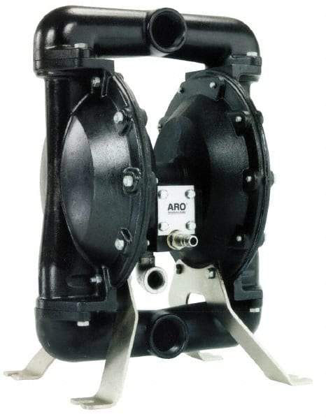 ARO/Ingersoll-Rand - 1-1/2" NPT, Metallic, Air Operated Diaphragm Pump - Nitrile Diaphragm, Aluminum Housing - Top Tool & Supply