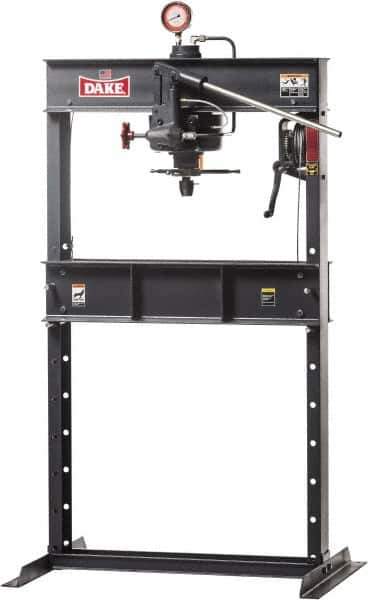 Dake - 25 Ton Manual Shop Press - 5 Inch Stroke - Top Tool & Supply