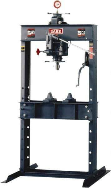 Dake - 50 Ton Manual Shop Press - 4 Inch Stroke - Top Tool & Supply