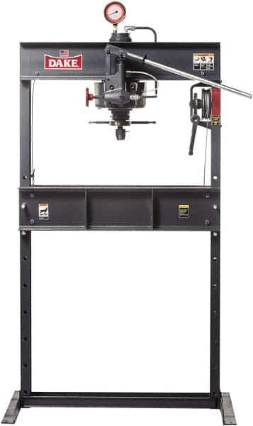 Dake - 75 Ton Manual Shop Press - 4-1/2 Inch Stroke - Top Tool & Supply