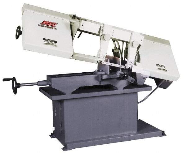 Vectrax - 9 x 14-9/16" Max Capacity, Manual Step Pulley Horizontal Bandsaw - 82, 127, 186 & 300 SFPM Blade Speed, 220 Volts, 2 hp, 3 Phase - Top Tool & Supply