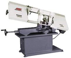 Vectrax - 9 x 14-1/2" Max Capacity, Manual Step Pulley Horizontal Bandsaw - 82, 127, 186 & 300 SFPM Blade Speed, 110/220 Volts, 1-1/2 hp, 1 Phase - Top Tool & Supply