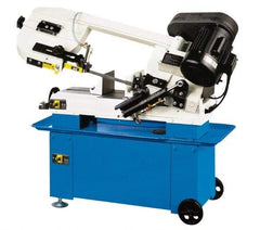 Vectrax - 7 x 12" Manual Combo Horizontal & Vertical Bandsaw - 1 Phase, 45° Vise Angle of Rotation, 1 hp, 115/230 Volts, Step Pulley Drive - Top Tool & Supply