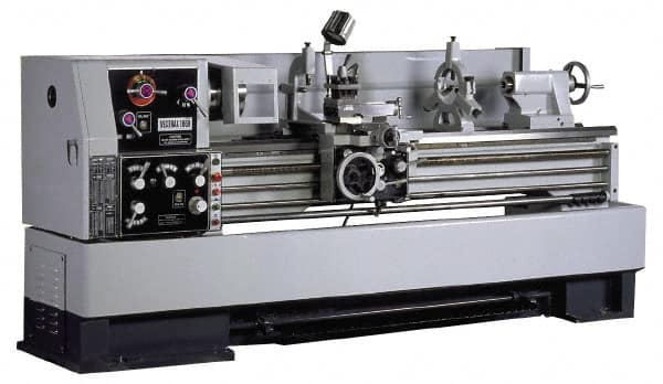 Vectrax - Bench, Engine & Toolroom Lathes Machine Type: Toolroom Lathe Spindle Speed Control: Variable Speed Pulley - Top Tool & Supply