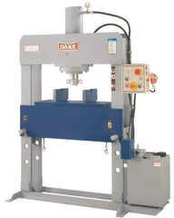 Dake - 40 Ton Hydraulic Shop Press - 19 Inch Stroke, 2 HP, 3 Phase - Top Tool & Supply