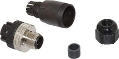 Brad Harrison - 4 Amp, Male Straight Field Attachable Connector Sensor and Receptacle - 250 VAC, 300 VDC, IP67 Ingress Rating - Top Tool & Supply