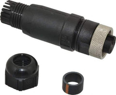 Brad Harrison - 13 Amp, Female Straight Field Attachable Connector Sensor and Receptacle - 600 VAC/VDC, IP67 Ingress Rating - Top Tool & Supply