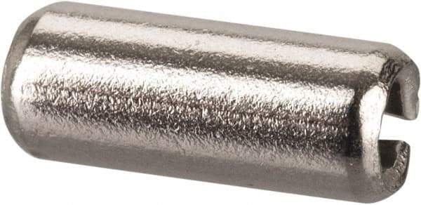 Value Collection - 3/32" Diam x 1/4" Long Slotted Spring Pin - Grade 18-8 Stainless Steel - Top Tool & Supply