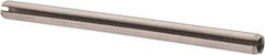 Value Collection - 3/32" Diam x 1-1/2" Long Slotted Spring Pin - Grade 18-8 Stainless Steel - Top Tool & Supply